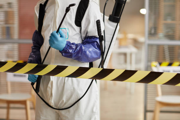 Professional Infectious Disease Decontamination technician working in La Ward, TX